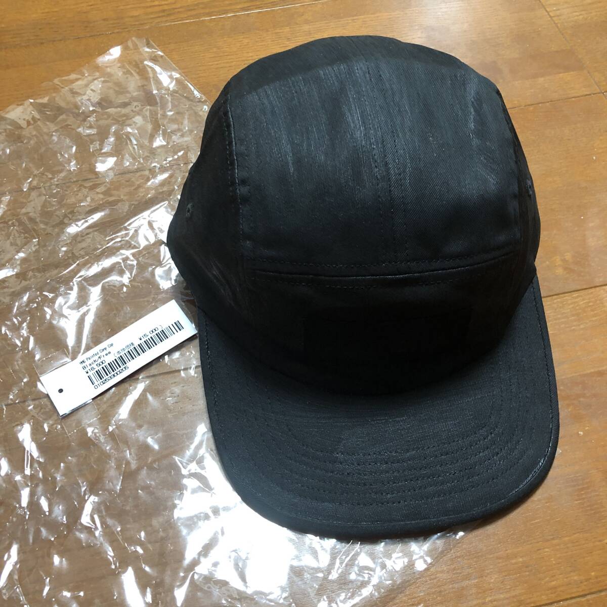 Supreme MM6 Maison Margiela Painted Camp Cap シュプリーム エムエムシックス マルジェラ キャップ 黒 新品未使用タグ付き ボックスロゴ_画像2