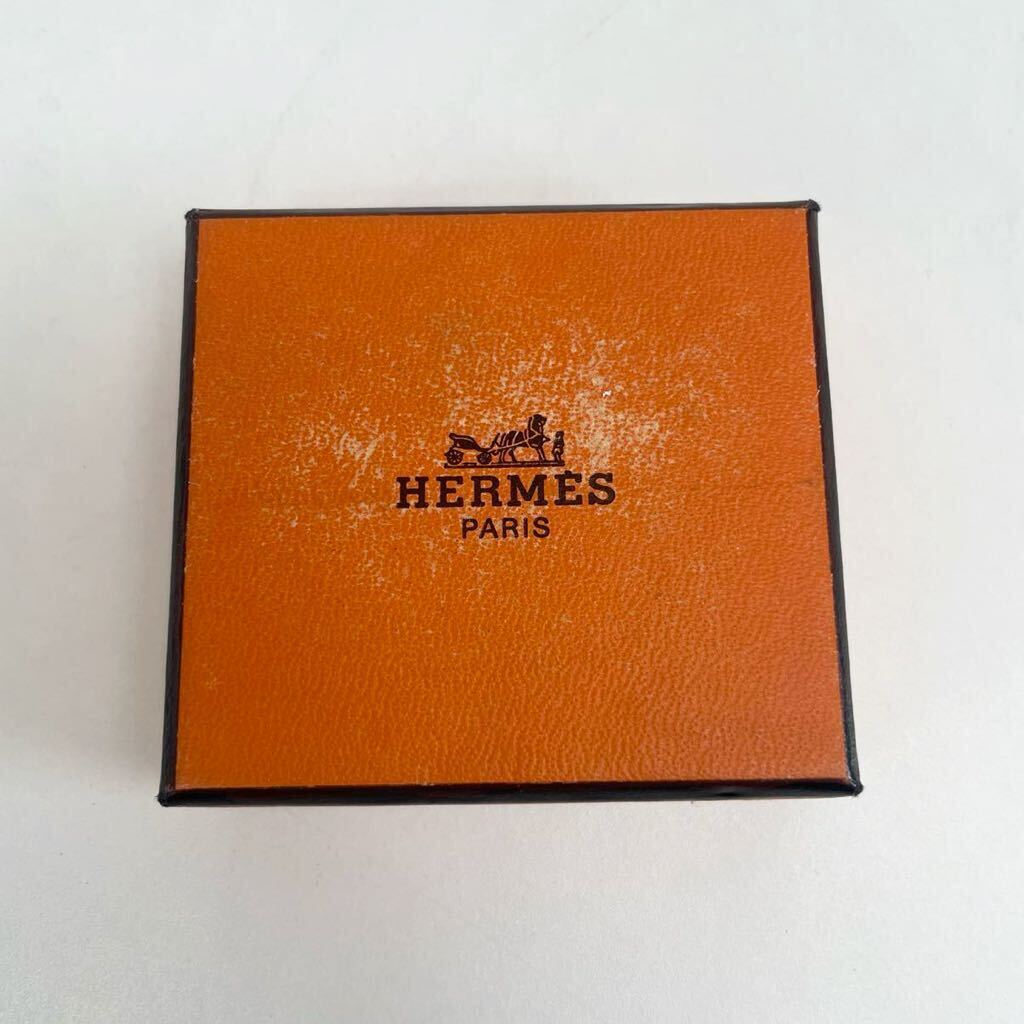 HERMES エルメス リング 指輪アクセサリー 茶色 レザー ブラウン Hリング 23号 Z241_画像5