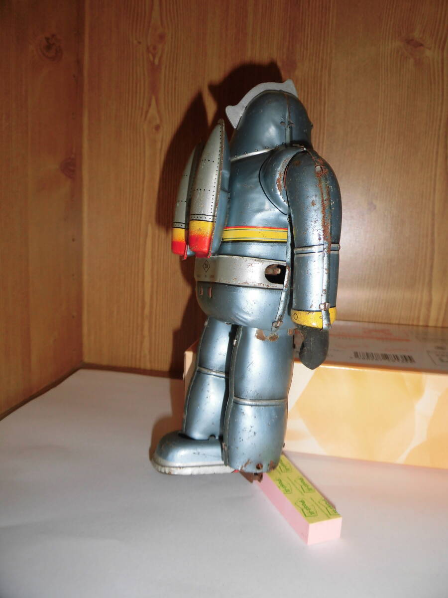 ① that time thing T*N Mark .. toy Tetsujin 28 number zen my tin plate doll width mountain brilliance junk Showa Retro Vintage toy 