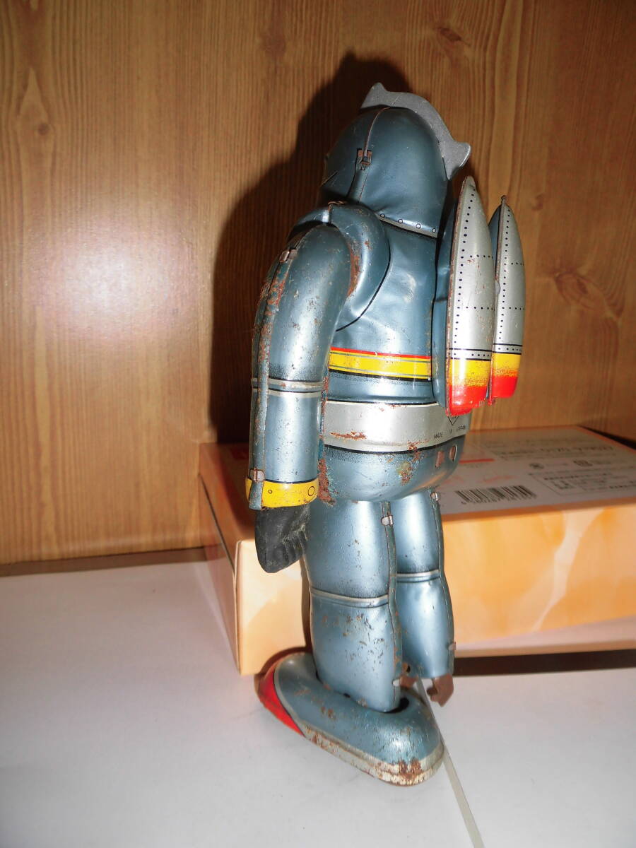 ① that time thing T*N Mark .. toy Tetsujin 28 number zen my tin plate doll width mountain brilliance junk Showa Retro Vintage toy 