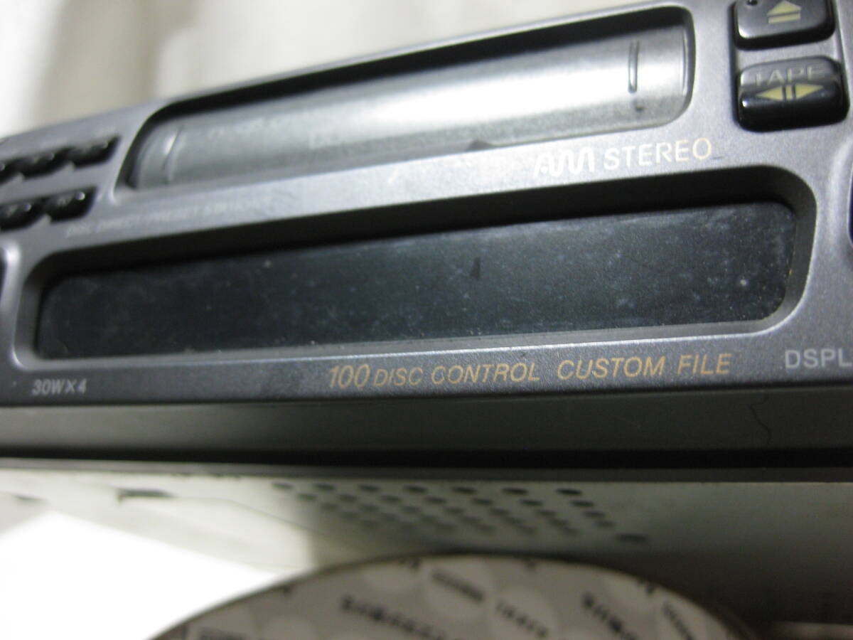 M-4624 SONY ソニー XR-U50Z 1Dサイズ カセットデッキ テープデッキ 故障品の画像2