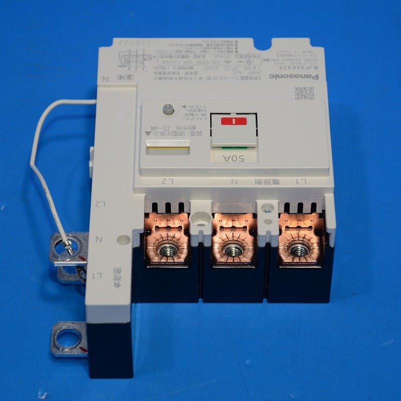  Panasonic (Panasonic) BJF350325 50A 30mA(3P2E) single 3 middle . line missing . protection attaching leak electro- breaker ABF type .. for 