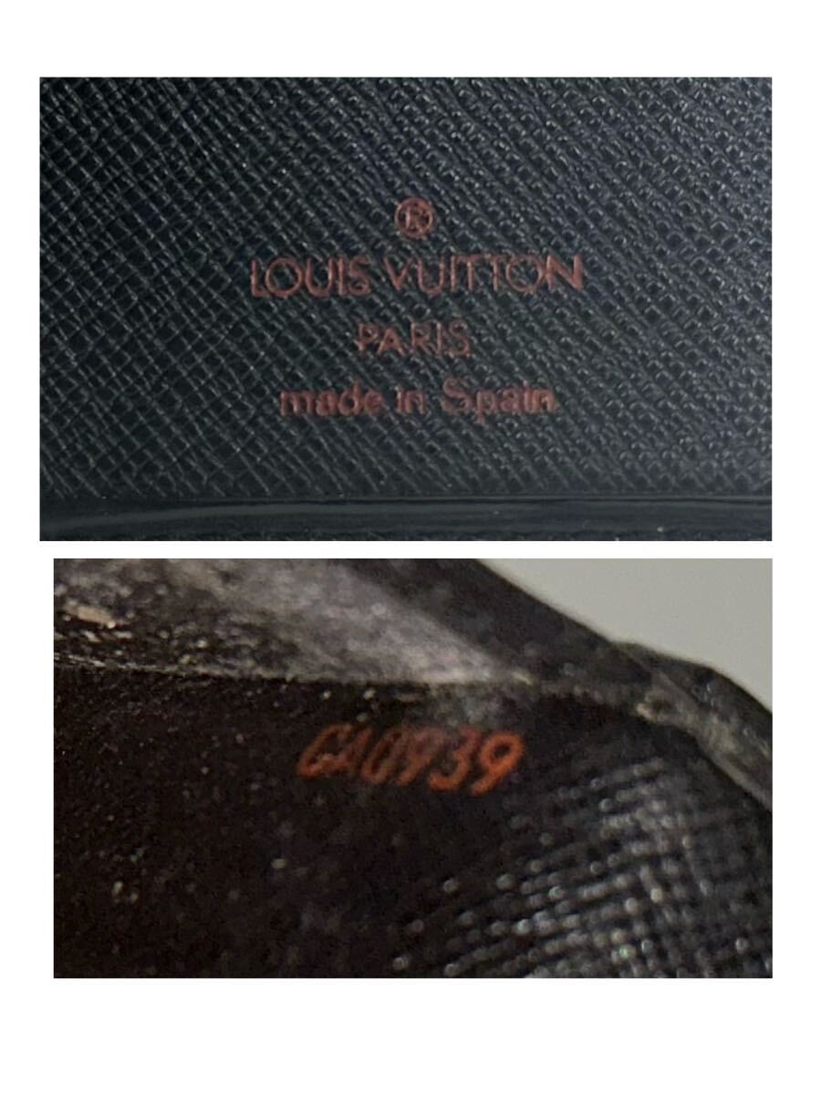 【SU360】LOUIS VUITTON ルイヴィトン エピ ポルトカルト クレディ 二つ折り 長財布 お札入れ ウォレット メンズ ブラック_画像7