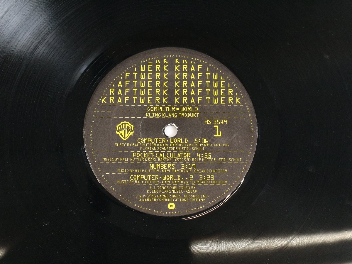 LP Kraftwerk / Computer World / XHS 3549 / Electronic / レコード_画像5
