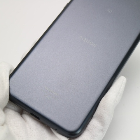 超美品 SHV43 AQUOS sense2 ニュアンスブラック スマホ 本体 白ロム 中古 あすつく 土日祝発送OK_画像3