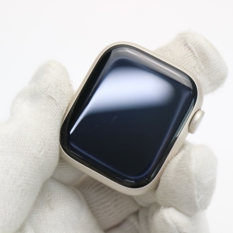 超美品 Apple Watch Series8 41mm GPS スターライト スマホ 中古あすつく 土日祝発送 即日発送_画像3