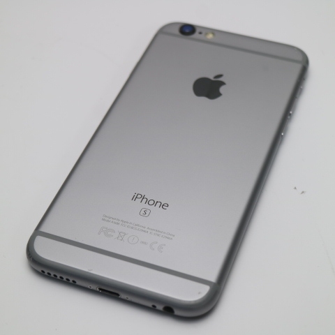 良品中古 SIMフリー iPhone6S 64GB スペースグレイ 即日発送 スマホ Apple 本体 白ロム あすつく 土日祝発送OK_画像2