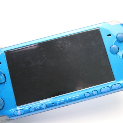 美品 PSP-3000 バイブラント・ブルー 即日発送 game SONY PlayStation Portable 本体 あすつく 土日祝発送OK_画像3