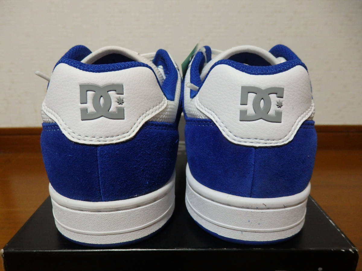 即決☆レア！限定！♪新品未使用 DC SHOES ＤＣシューズ スニーカー マンテカ ４ MANTECA 4 M SHOE 27.5cm ホワイト ブルー_画像4