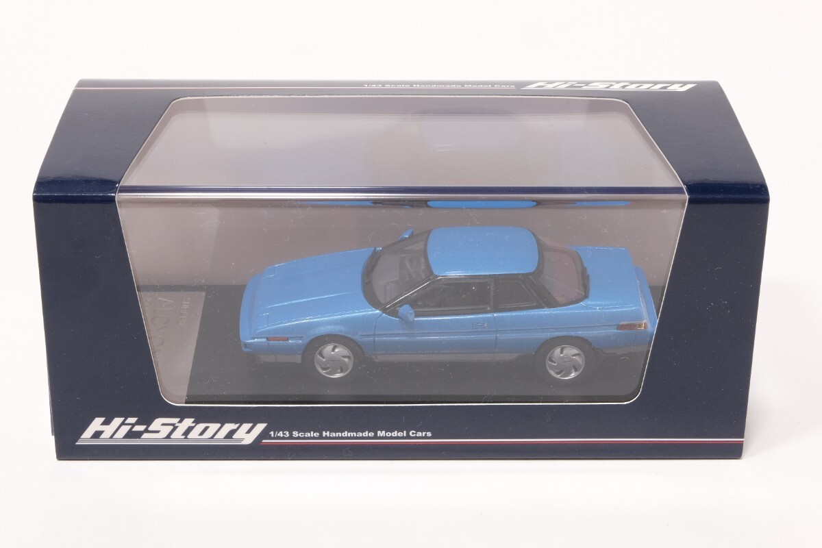 ハイストーリー 1/43 ミニカー スバル アルシオーネ 2.7 VX 1987 ブルー/シルバー Hi-story Subaru Alcyoneの画像9