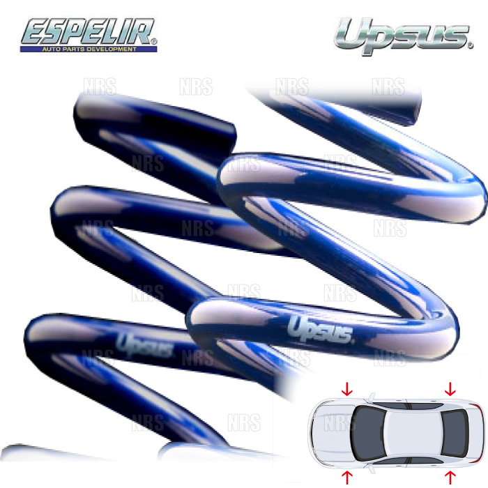 ESPELIR エスペリア UPSUS アップサス (前後セット) プリウス MXWH65 M20A-FXS R5/1~ 4WD車 (T-8705