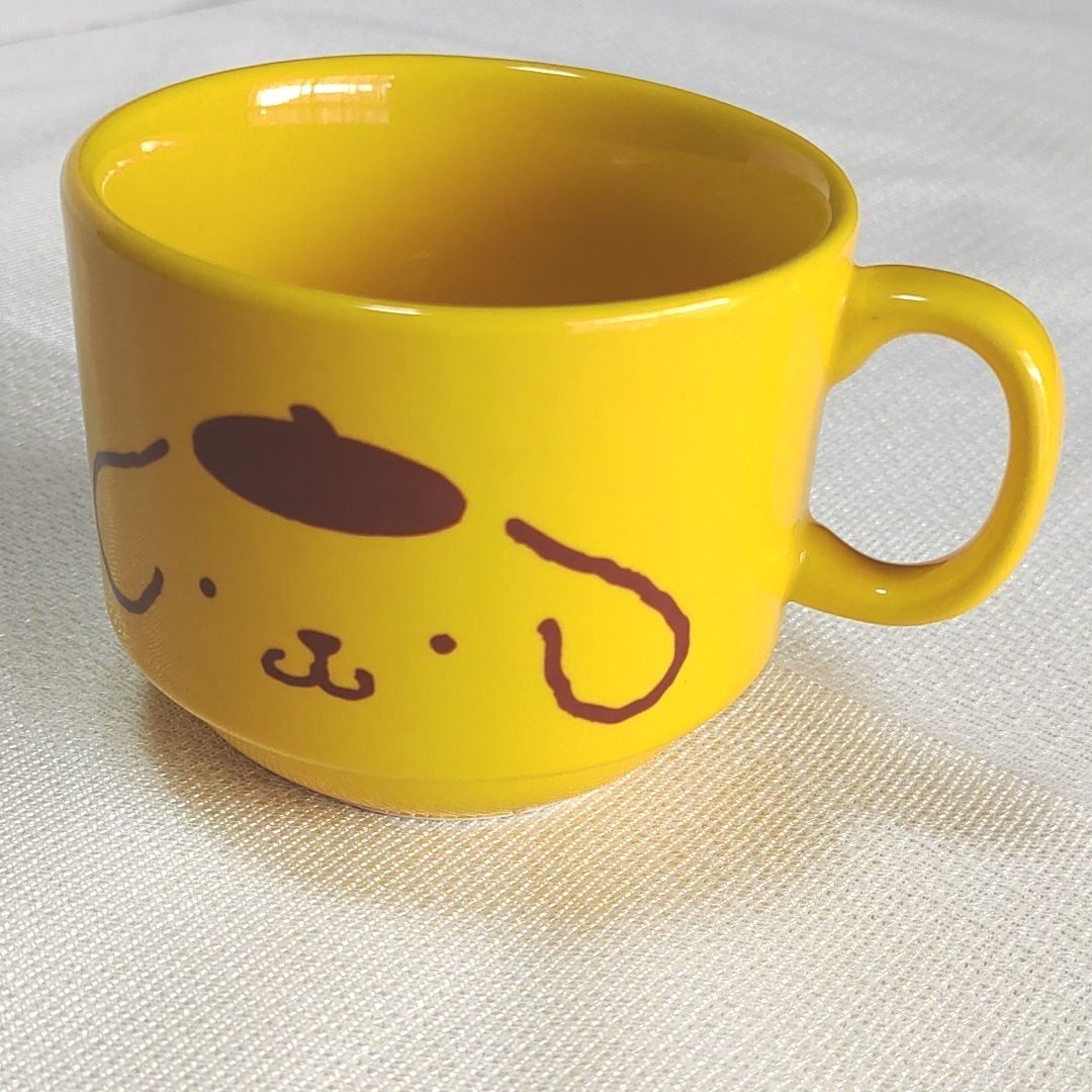 マグカップ　陶器　黄色　イエロー　カップ　コーヒーカップ　スープカップ　非売品