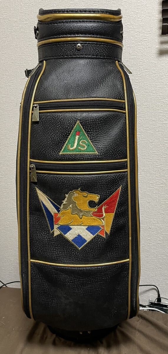 ★レア★ジャンボ尾崎 Js ゴルフバックショルダーベルト Yahoo!オークション - 激レア J's ジャンボ尾崎 キャディバック