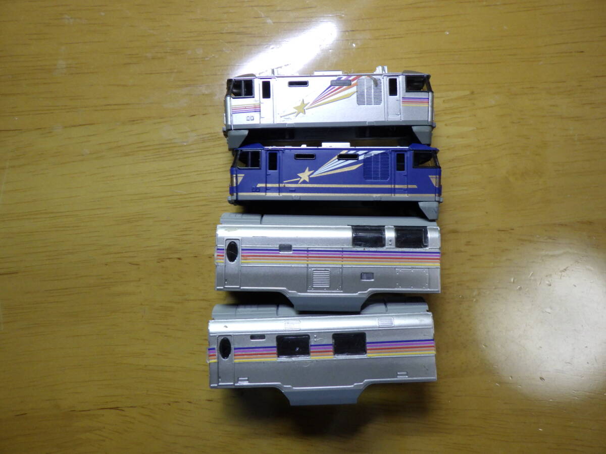  Junk No.1 Btore Casiopea голубой to дождь E26 серия EF510 кузов итого 4 обе Bandai Bto дождь National Railways JR Hokutosei 