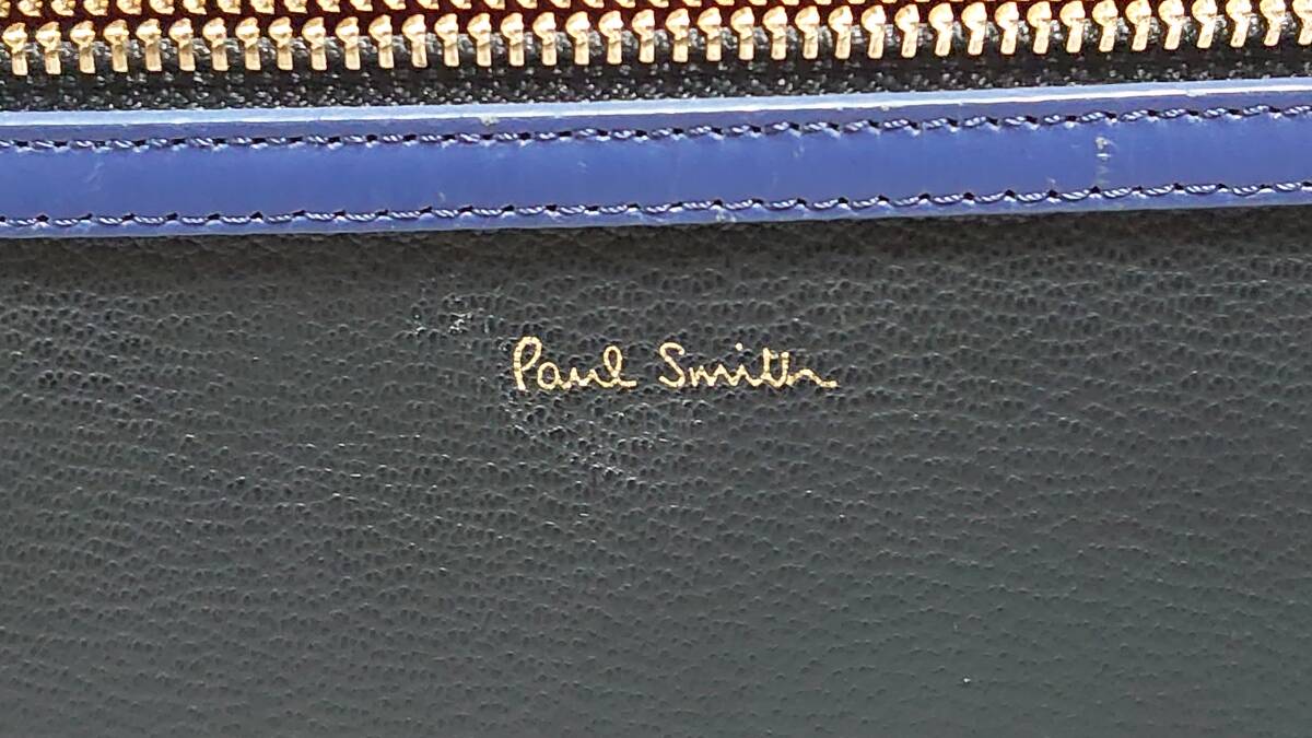 ブランドバッグ・財布等大処分：Paul Smith・ポールスミス・レザーショルダートートバッグ・美品の画像3
