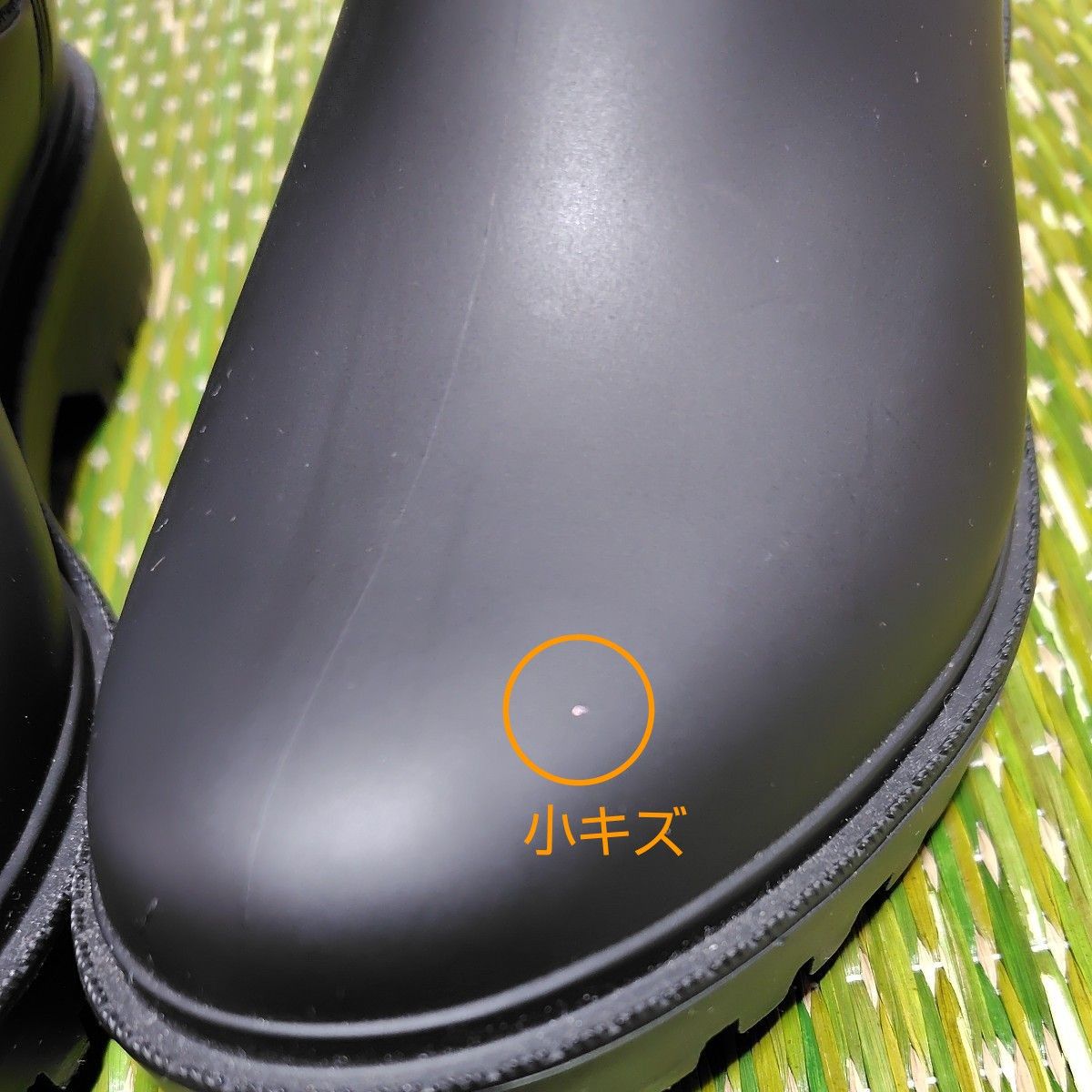 未使用　長靴　20ｃｍ　キャサリンコテージ　レインシューズ　サイドゴアブーツ　防水　ショートブーツ　黒　ブラック雨の日レインブーツ
