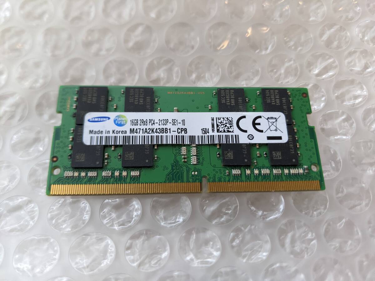 DDR4 16GB 1枚 2133 SODIMMの画像1