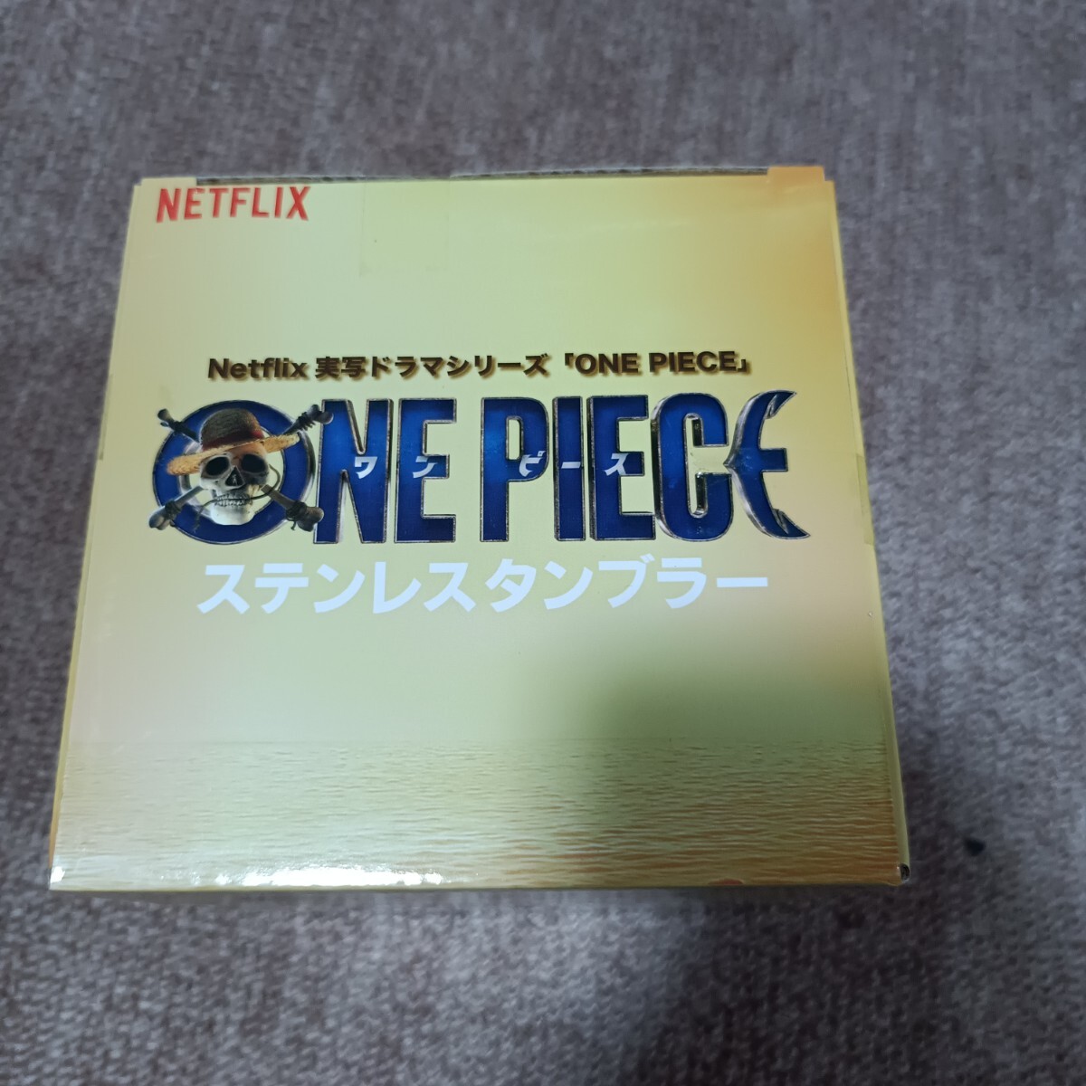 新品 未開封 Netflix 実写ドラマシリーズ ONE PIECE ステンレスタンブラー ワンピース ONEPIECE BLACK 黒 樽型 ネットフリックス ネトフリの画像5