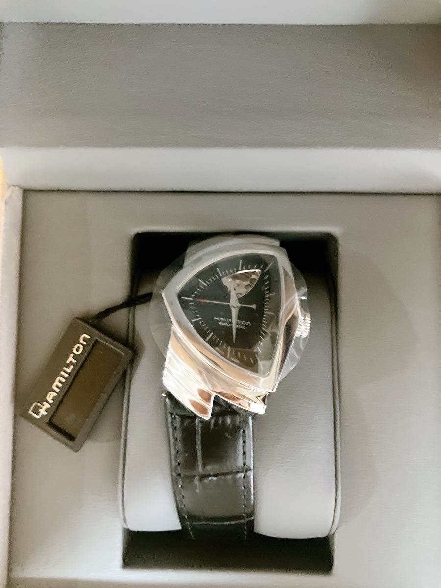 【新品・未使用】ハミルトン ベンチュラ オープンハート メンズ　腕時計　(タグ、保護フィルム、箱付き) 公式店購入