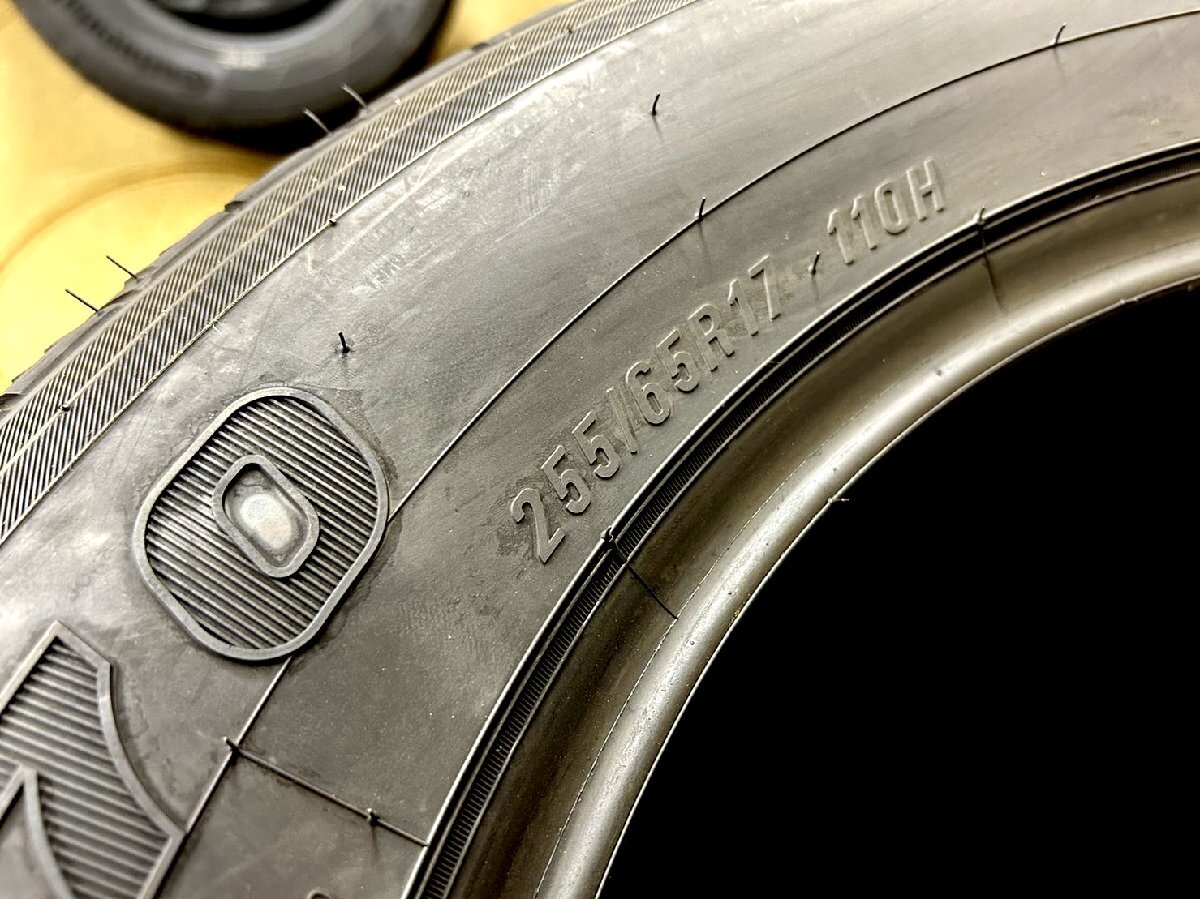 激安中古タイヤ ４本セット 2019年製９分山 バリ溝 MAXXIS（マキシス） BRAVO HT-770 255/65R17　110H【離島 沖縄以外送料無料】_画像9