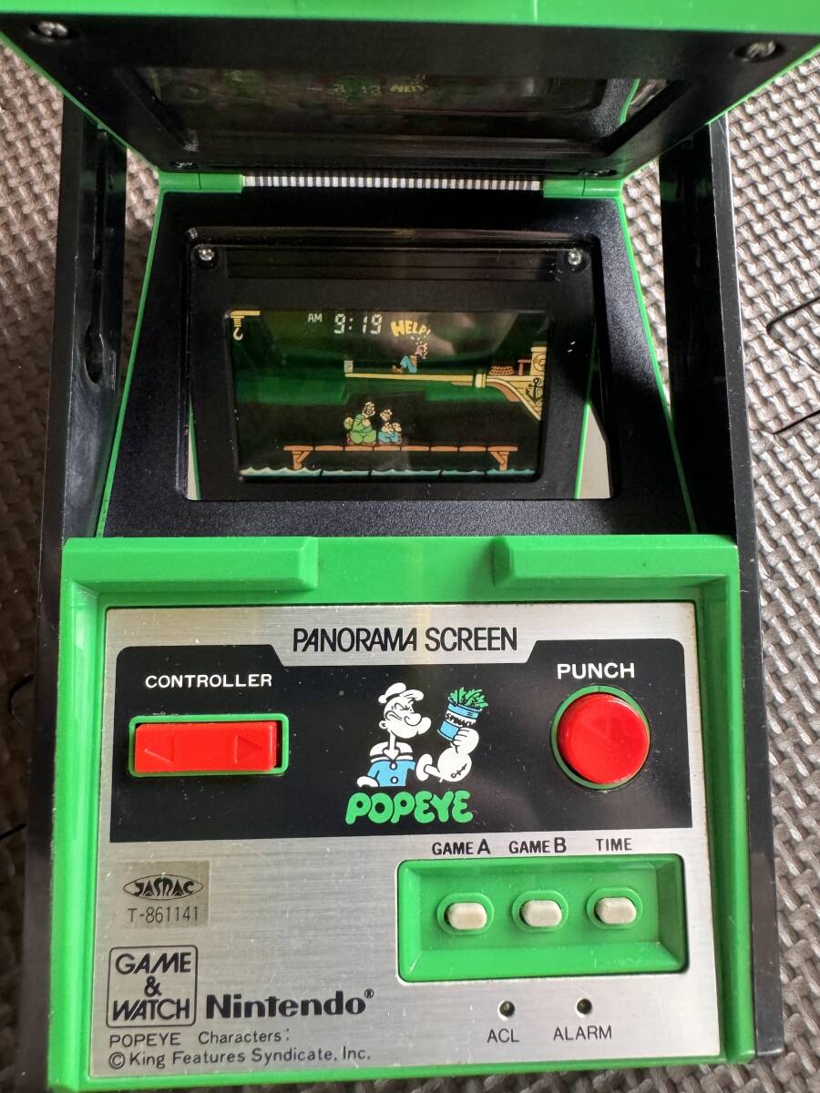 Nintendo GAME&WATCH PG-92 Popeye nintendo игра and часы POPEYE PANORAMA SCREEN panorama экран retro игра 