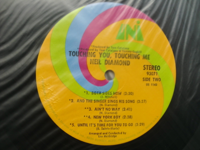 ＊【LP】Neil Diamond／Touching You, Touching Me（93071）（輸入盤）_画像3