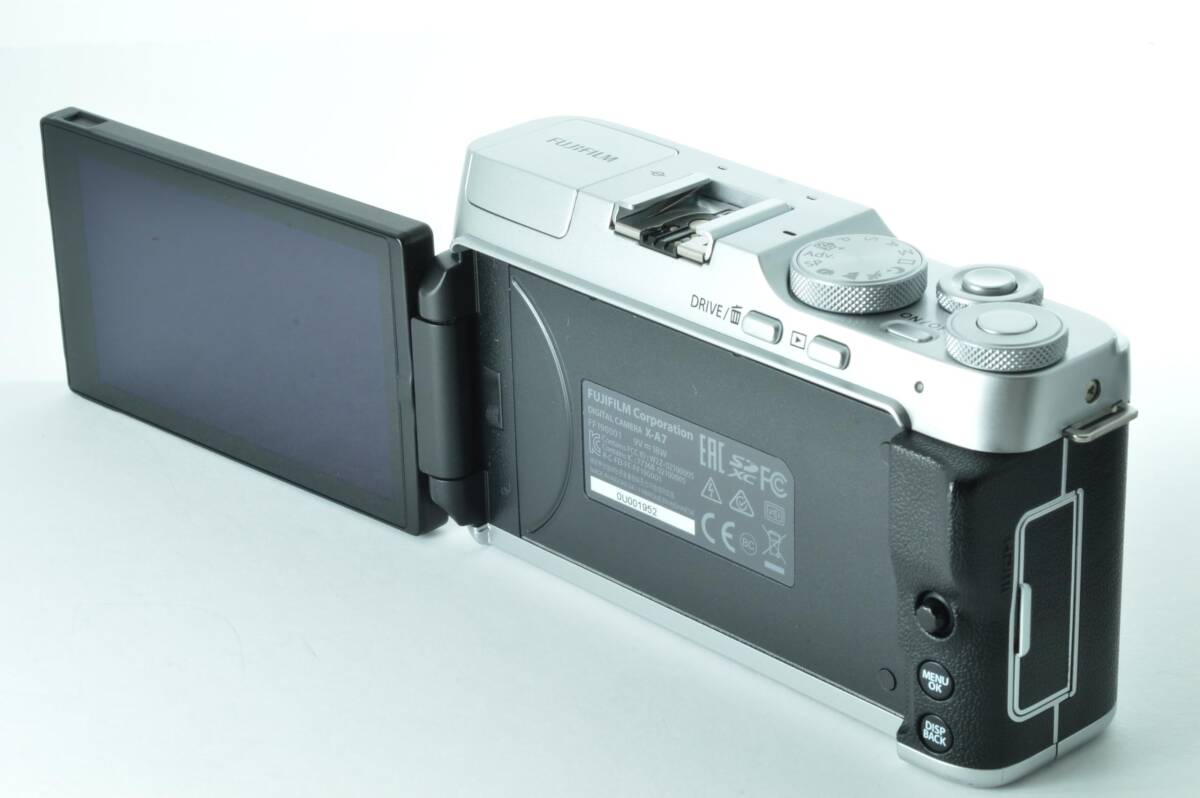 富士フイルム X-A7 ミラーレス一眼カメラ XC15-45mm F3.5-5.6 OIS PZレンズ付 シルバー_画像6