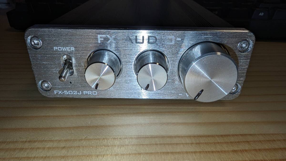 FX-AUDIO- FX-502J PRO TDA7498 installing 50W×2ch tone control function installing pre-main amplifier + AC adaptor set 