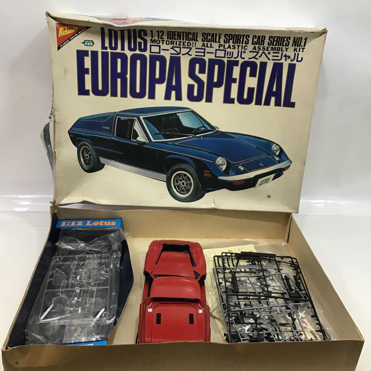 【同梱可】1スタ  Lotus Europe Special ロータス ヨーロッパ スペシャル 1/12完全スケールスポーツカーシリーズ 当時物 の画像1