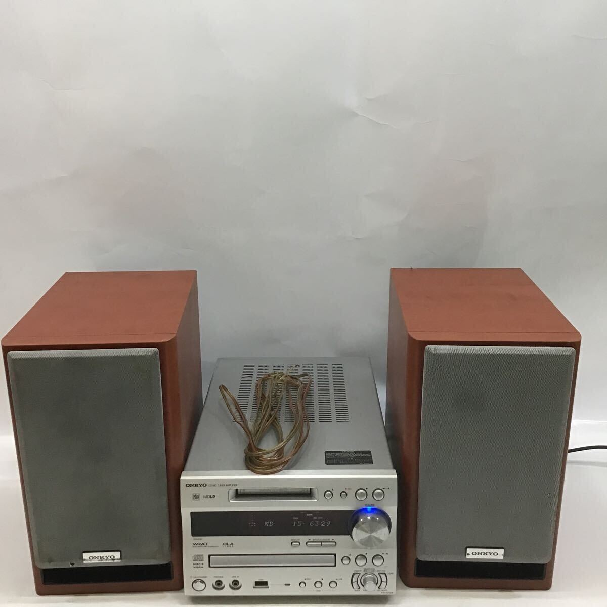 （宝）【直接引取可】1スタ ONKYO オンキョー CD MD チューナーアンプ システムコンポ オーディオ機器 FR- N7SX D-N7SX 動作品 の画像1