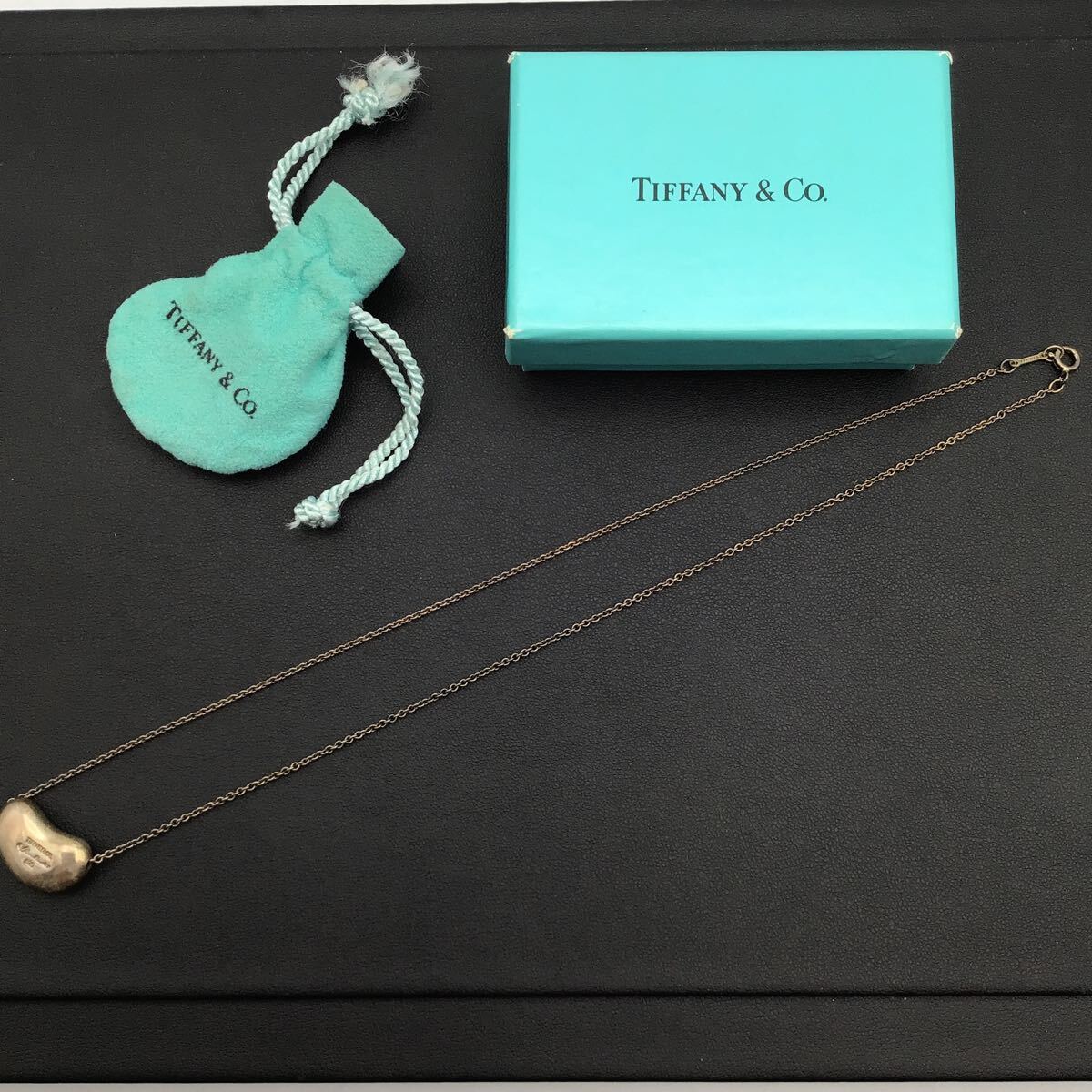 （宝）【同梱可】アクセサリー TIFFANY Co ティファニー ネックレス シルバー シルバーネックレス 925刻印 レトロ の画像1