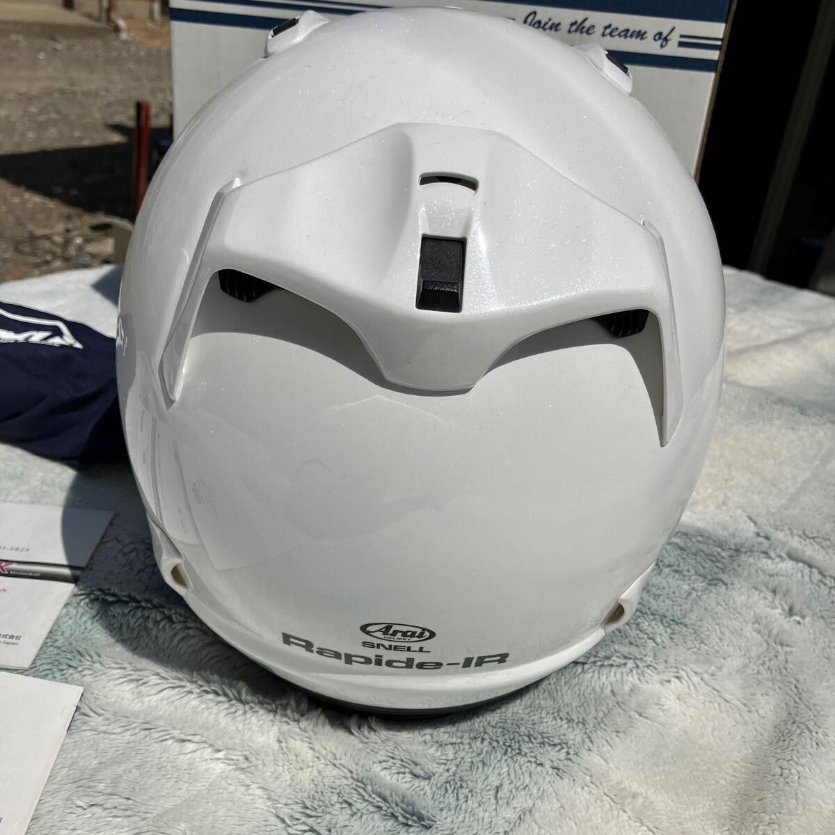  ARAI full-face шлем RAPIDE IR стакан белый 59-60la пирог doIR прекрасный товар 