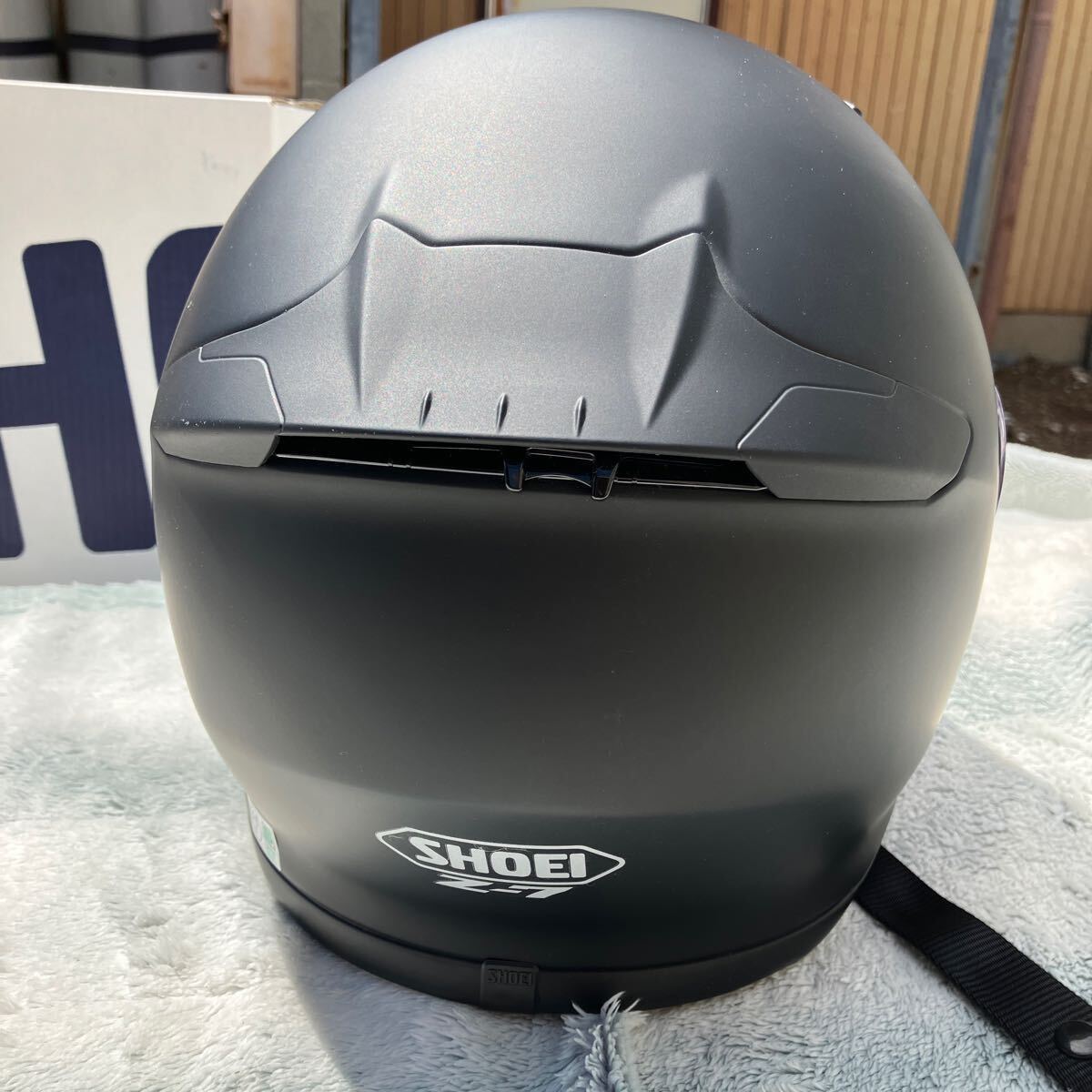 SHOEI Z-7 L размер full-face шлем матовый черный защита имеется 2016 год производства прекрасный товар 