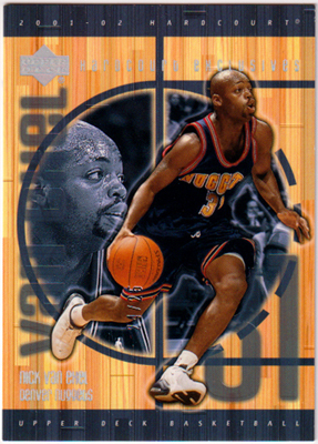 Nick Van Exel NBA 2001-2002 UD Hardcourt Exclusives #20 25枚限定_画像1