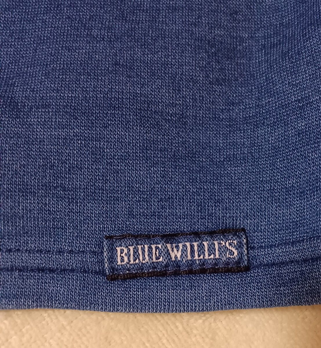 BLUE WILLI‘Sブルーウィリーズ インディゴ 半袖Tシャツ カットソー S