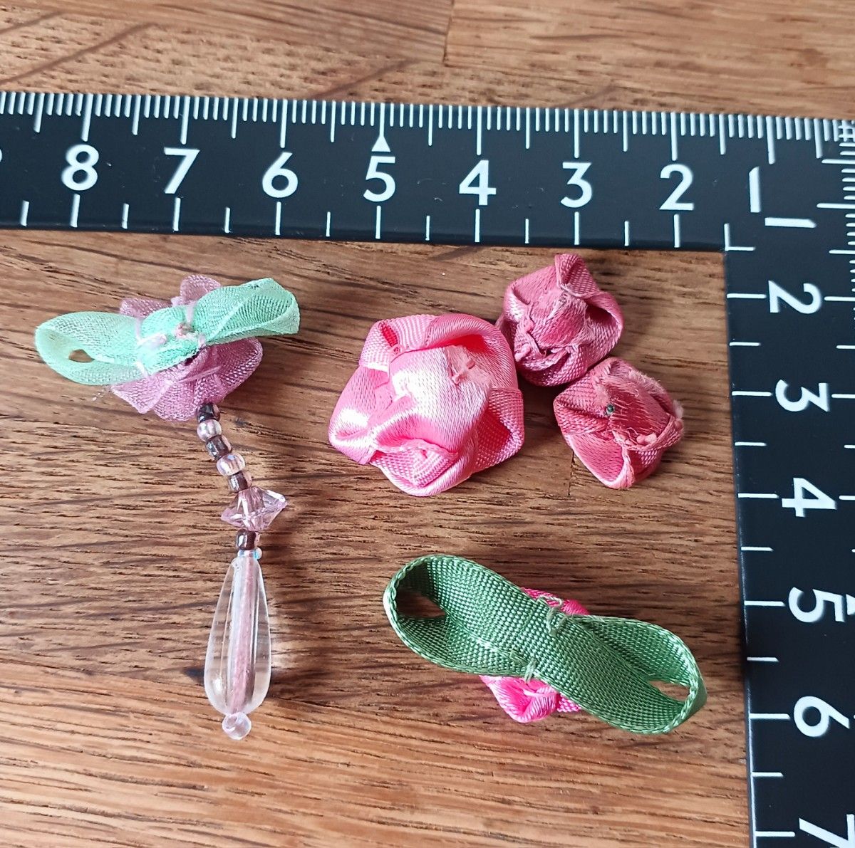 巻きバラ 薔薇 ハンドメイド デコパーツ 手芸 フラワーモチーフ 花 材料