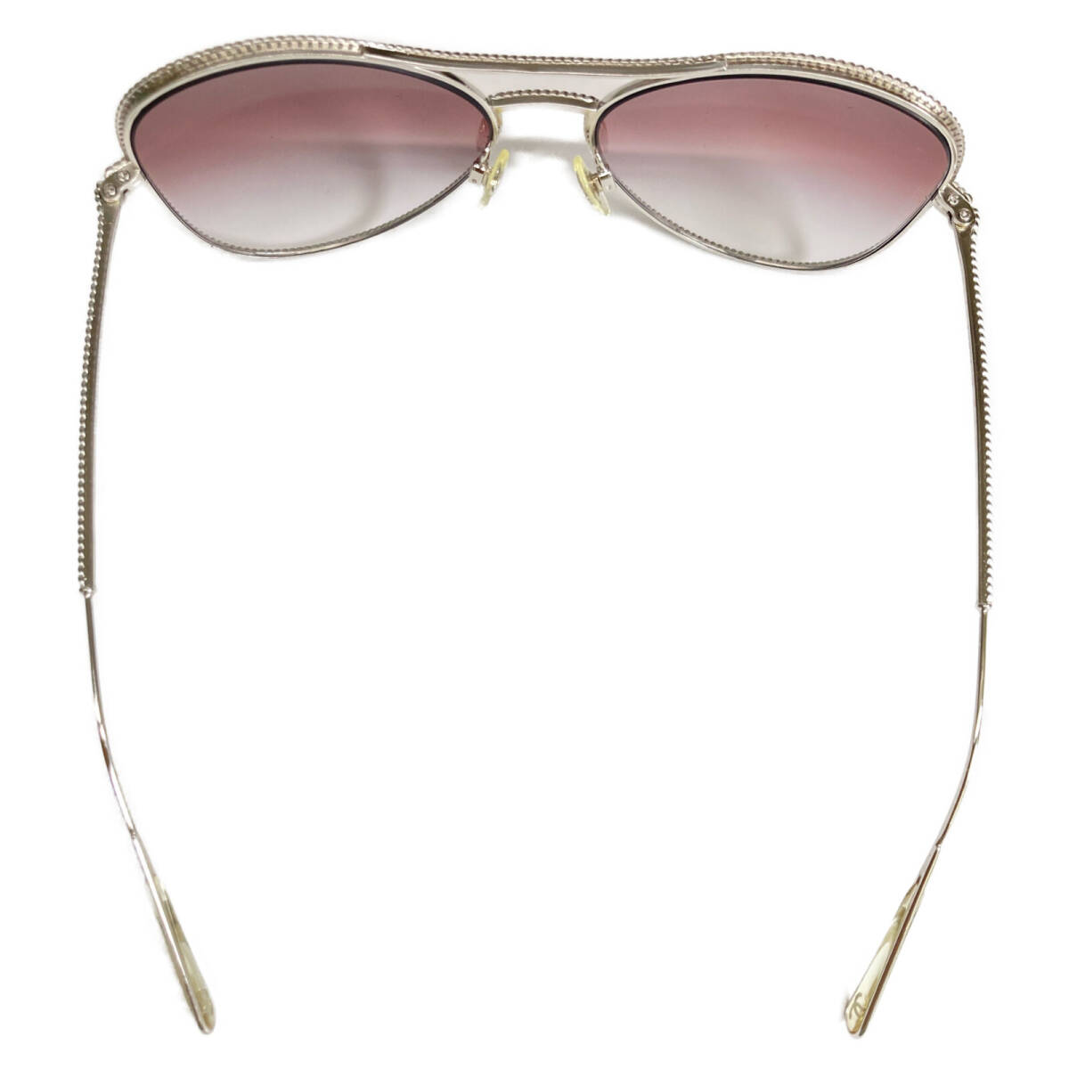 [ beautiful goods ]CHANEL Chanel 71107 gradation lens chain frame sunglasses 