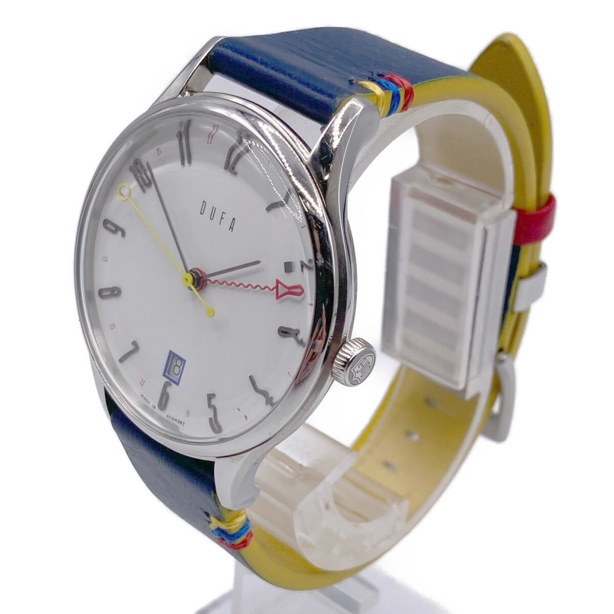 1 jpy DUFAdufaDF-9006-0C BAUHAUS 100YEARS EDITION bow house 100 anniversary Special Edition wristwatch 