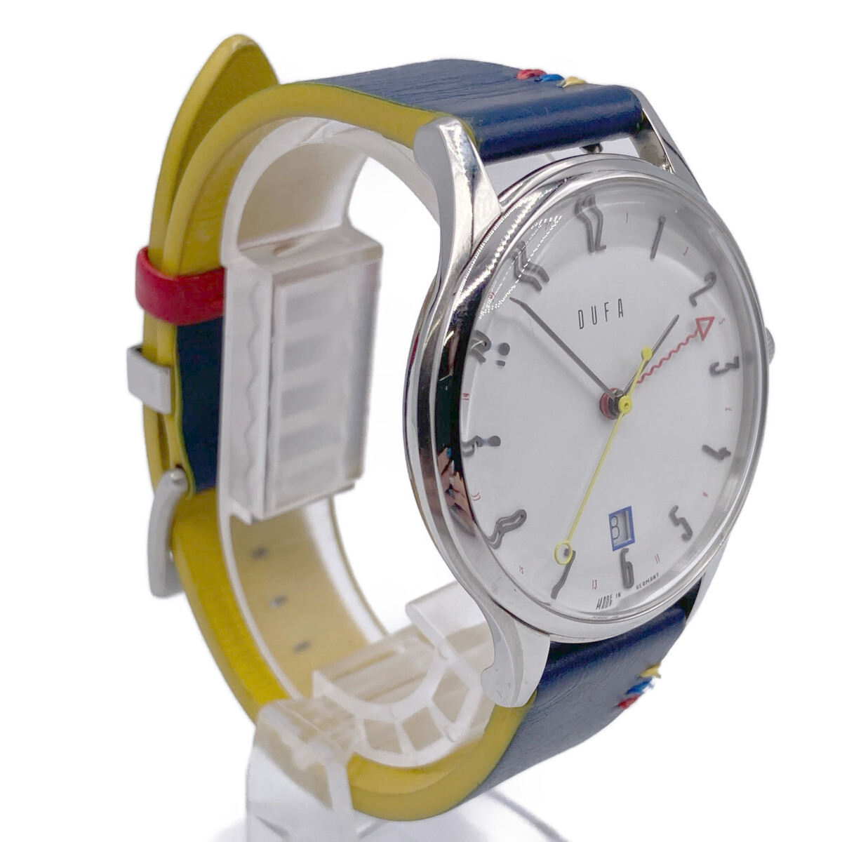 1 jpy DUFAdufaDF-9006-0C BAUHAUS 100YEARS EDITION bow house 100 anniversary Special Edition wristwatch 