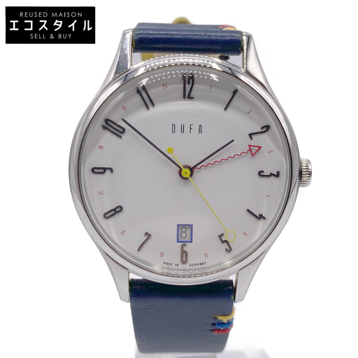 1 jpy DUFAdufaDF-9006-0C BAUHAUS 100YEARS EDITION bow house 100 anniversary Special Edition wristwatch 