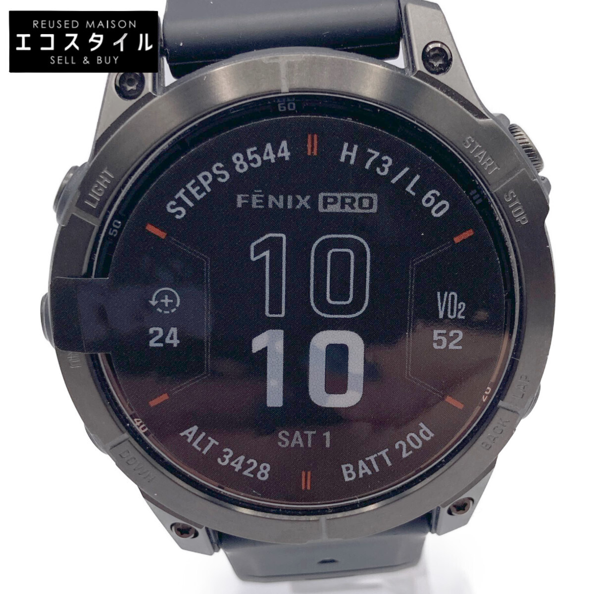 1円 GARMIN ガーミン fenix 7 Pro Sapphire Dual Power Ti Carbon Gray マルチスポーツGPSウォッチ 腕時計 メンズ_画像1