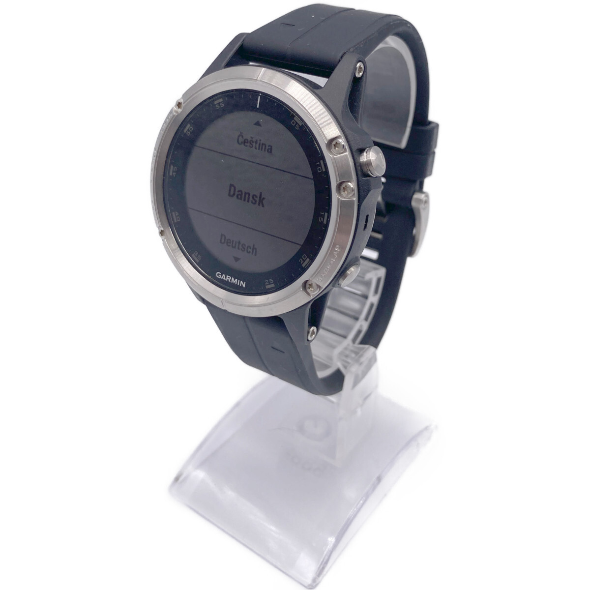 [ прекрасный товар /1 иен ]GARMIN Garmin FENIX 5PLUS мульти- спорт GPS смарт-часы наручные часы черный 