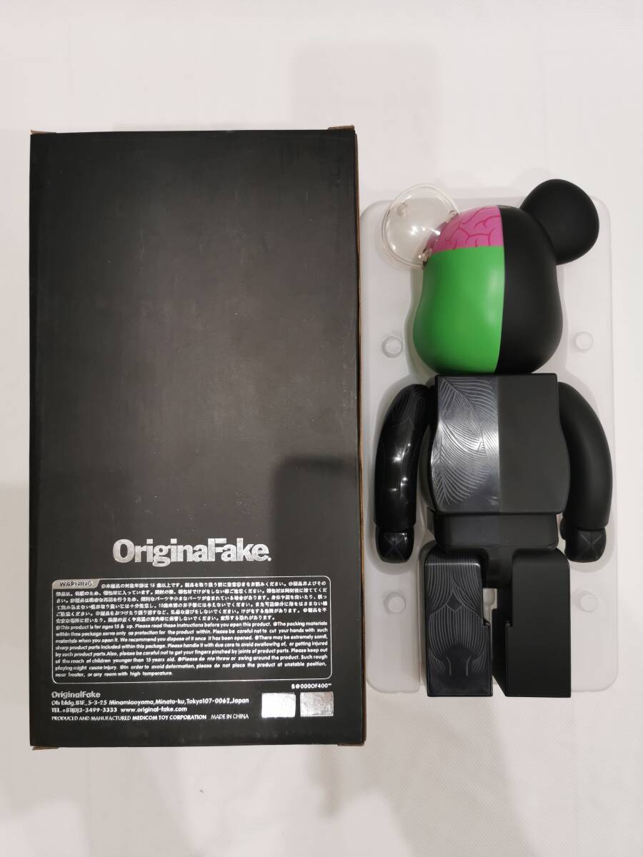 ベアブリック BE@RBRICK KAWS Dissected Companion BLACK 400%_画像3