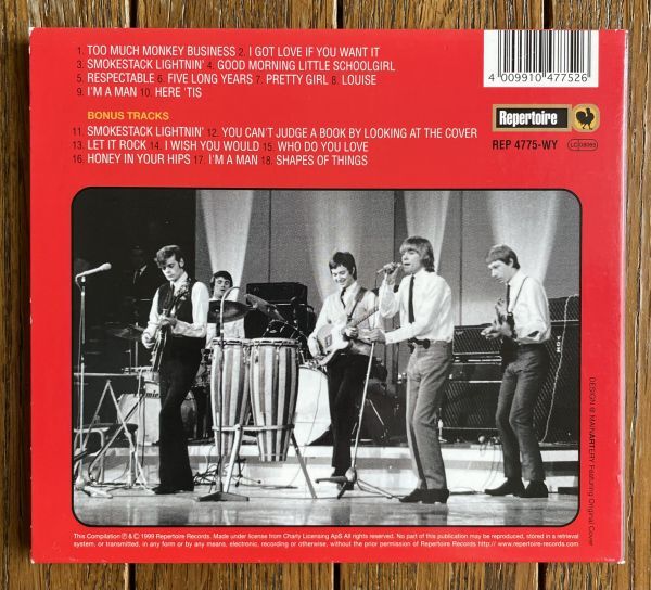 ヤードバーズ◆YARDBIRDS - FIVE LIVE デジパックGERMANY盤_画像3