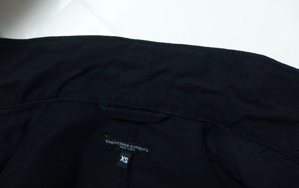 Engineered Garments エンジニアードガーメンツ Bedford Jacket Cotton Double Cloth ベッドフォード ジャケット XS 黒_画像6