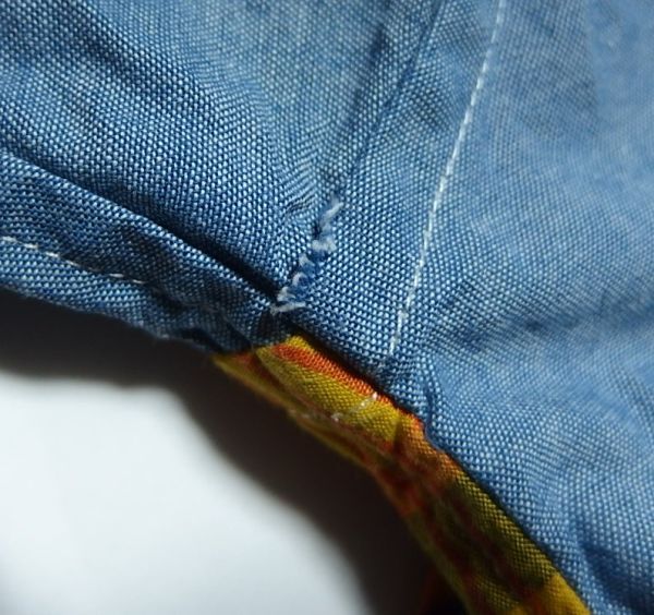 23SS Engineered Garments エンジニアードガーメンツ Combo Short Collar Shirt Cotton Chambray コンボ ショートカラー シャツ S_画像6