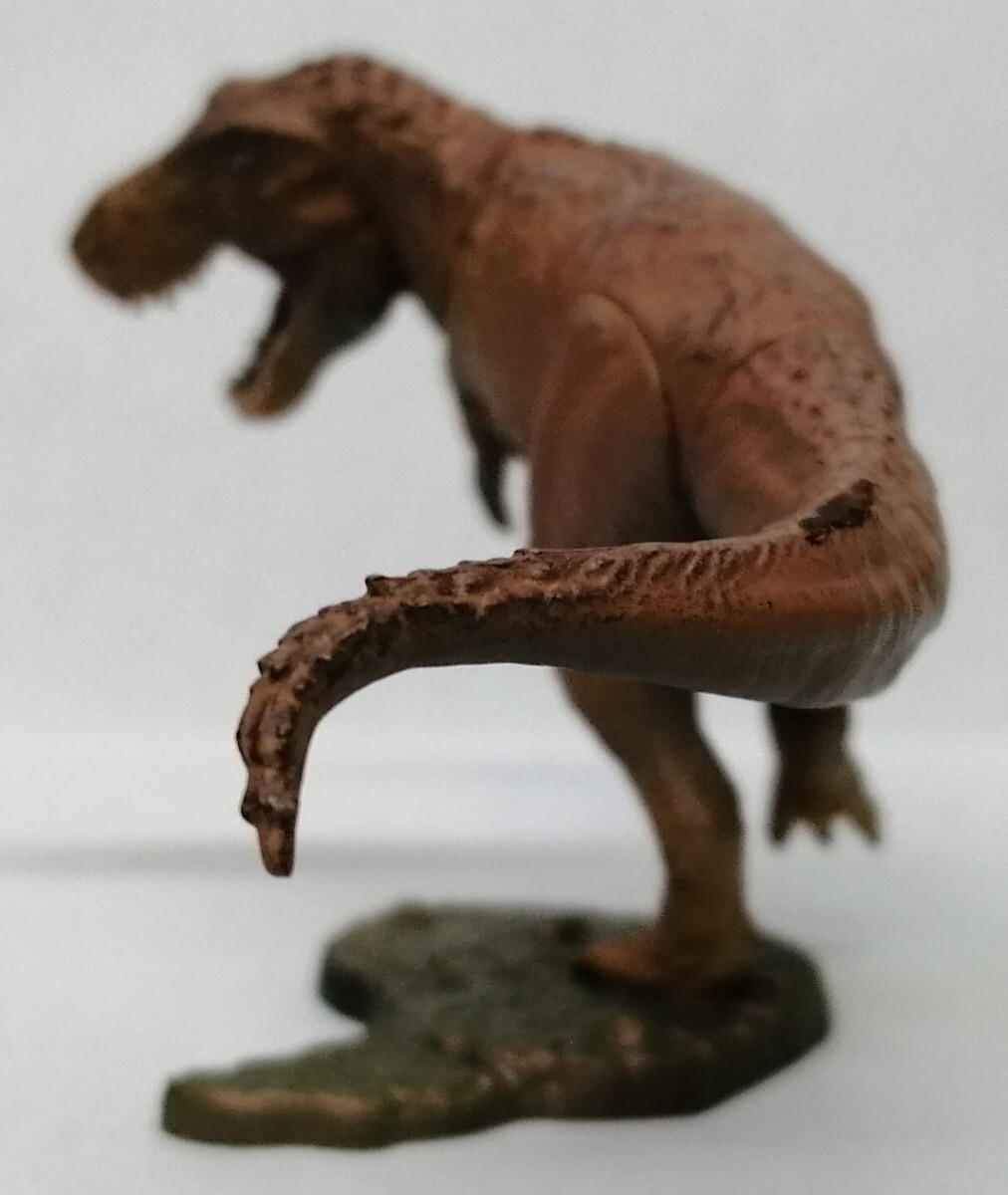 ティラノサウルス　茶　miniQ 恐竜発掘記10 最強ハンター列伝　白亜紀北米編　海洋堂　フィギュア_画像4