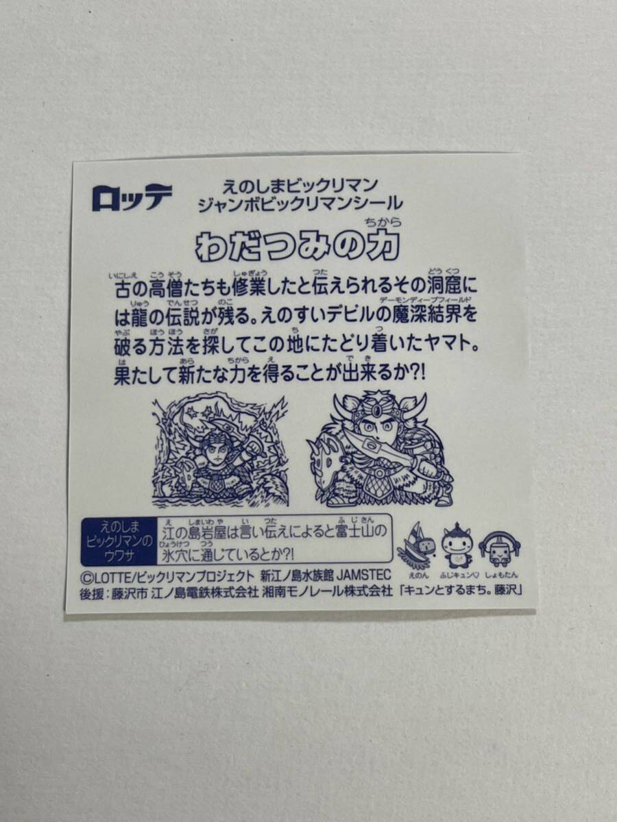 送料無料 えのしまビックリマン ジャンボビックリマン えのすいゼウス ビックリマン えのすい 江ノ島 非売品 わだつみの力_画像2