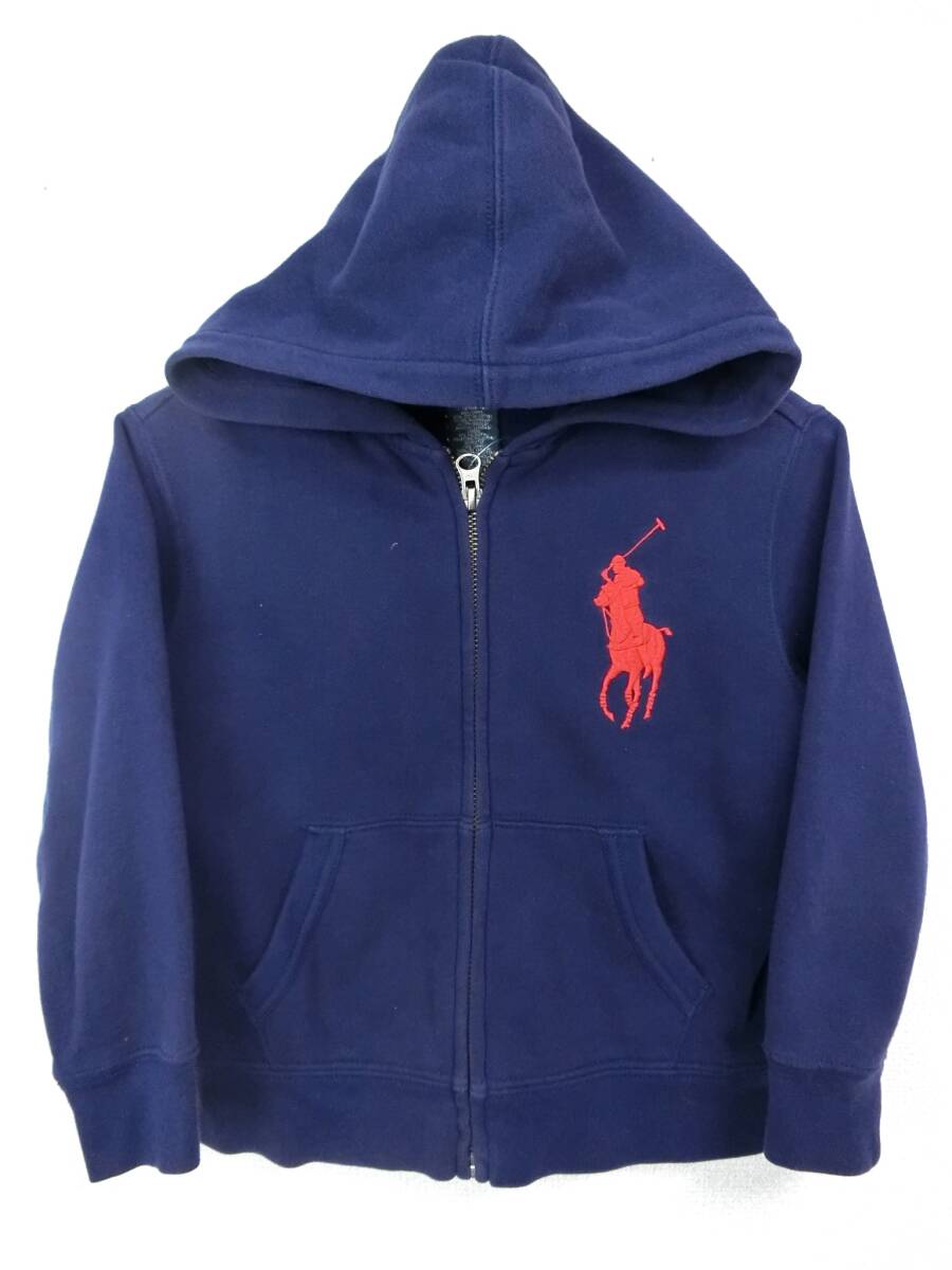 [omiseH] POLO ラルフローレン キッズ フード付きパーカー 110サイズ 4/4T_画像1