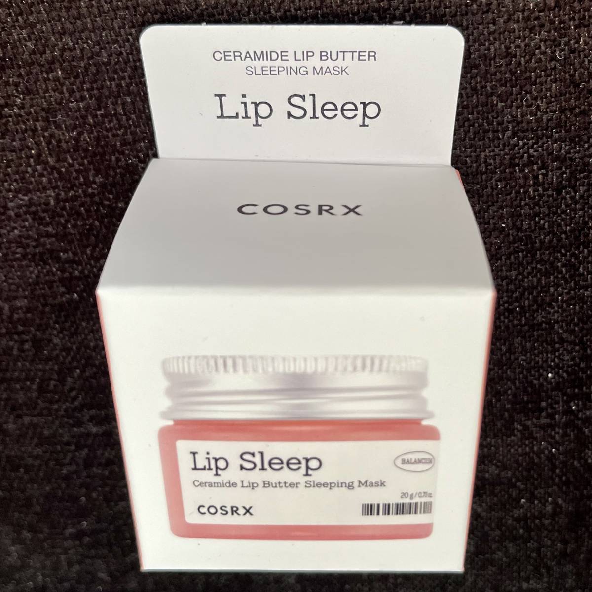 【おまけ付】COSRX BALANCIUM Lip Sleep Ceramide Lip Butter Sleeping Mask コスアールエックス セラミドリップバタースリーピングマスク_Lip Sleep Ceramide Lip Butter 箱正面